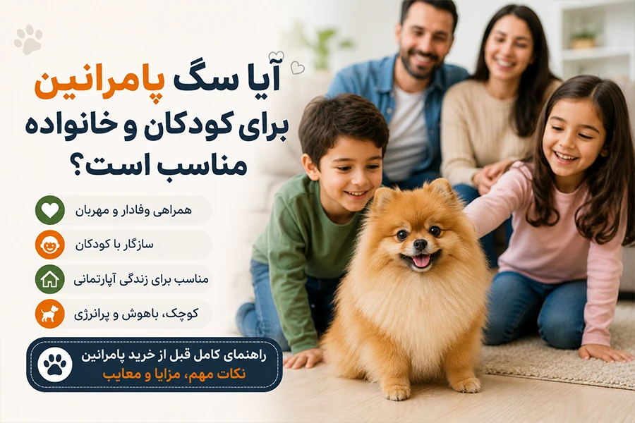 ایا سگ پامرانین برای کودکان مناسب است ؟